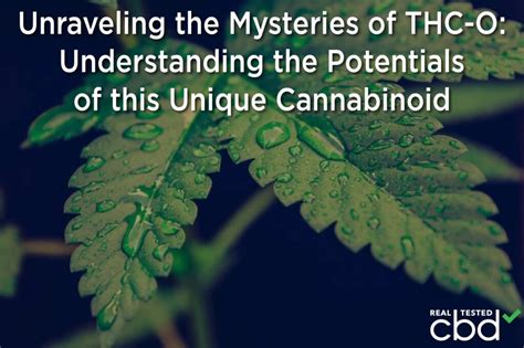 Unraveling the Mysteries of THC-O: Understanding the Potentials of this Unique Cannabinoid
